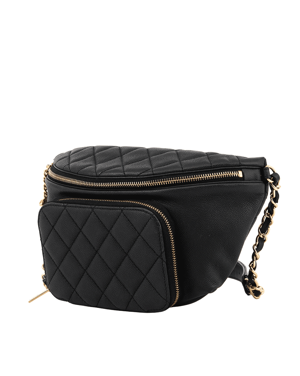 27 CHANEL BUSINESS AFFINITY BELT BAG BLACK CAVIAR GHW 27282766 0432