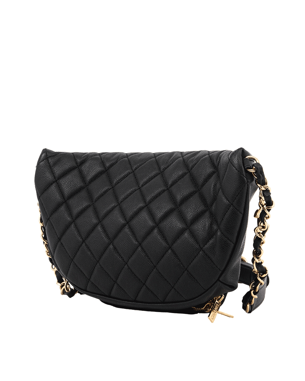 27 CHANEL BUSINESS AFFINITY BELT BAG BLACK CAVIAR GHW 27282766 0433