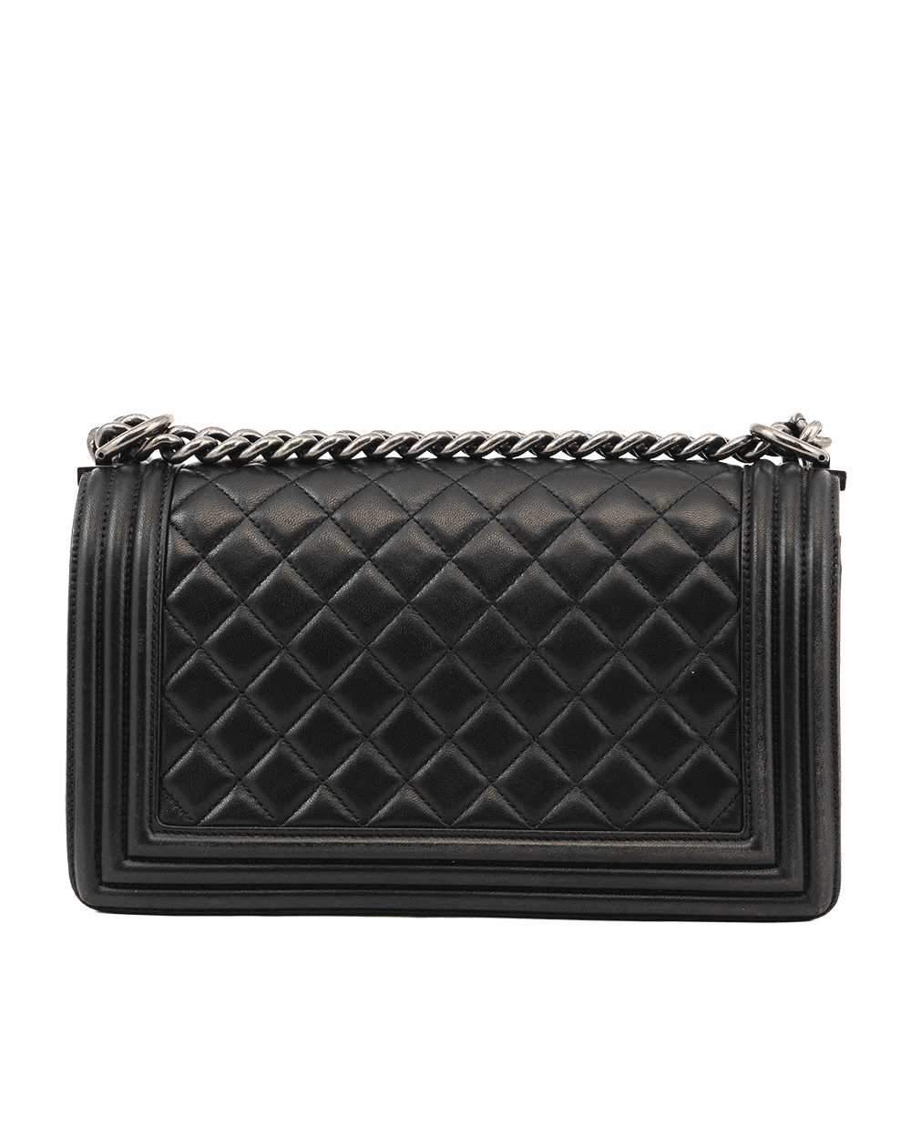 28 CHANEL BOY 10 BLACK LAMB RSHW 23565434 0575
