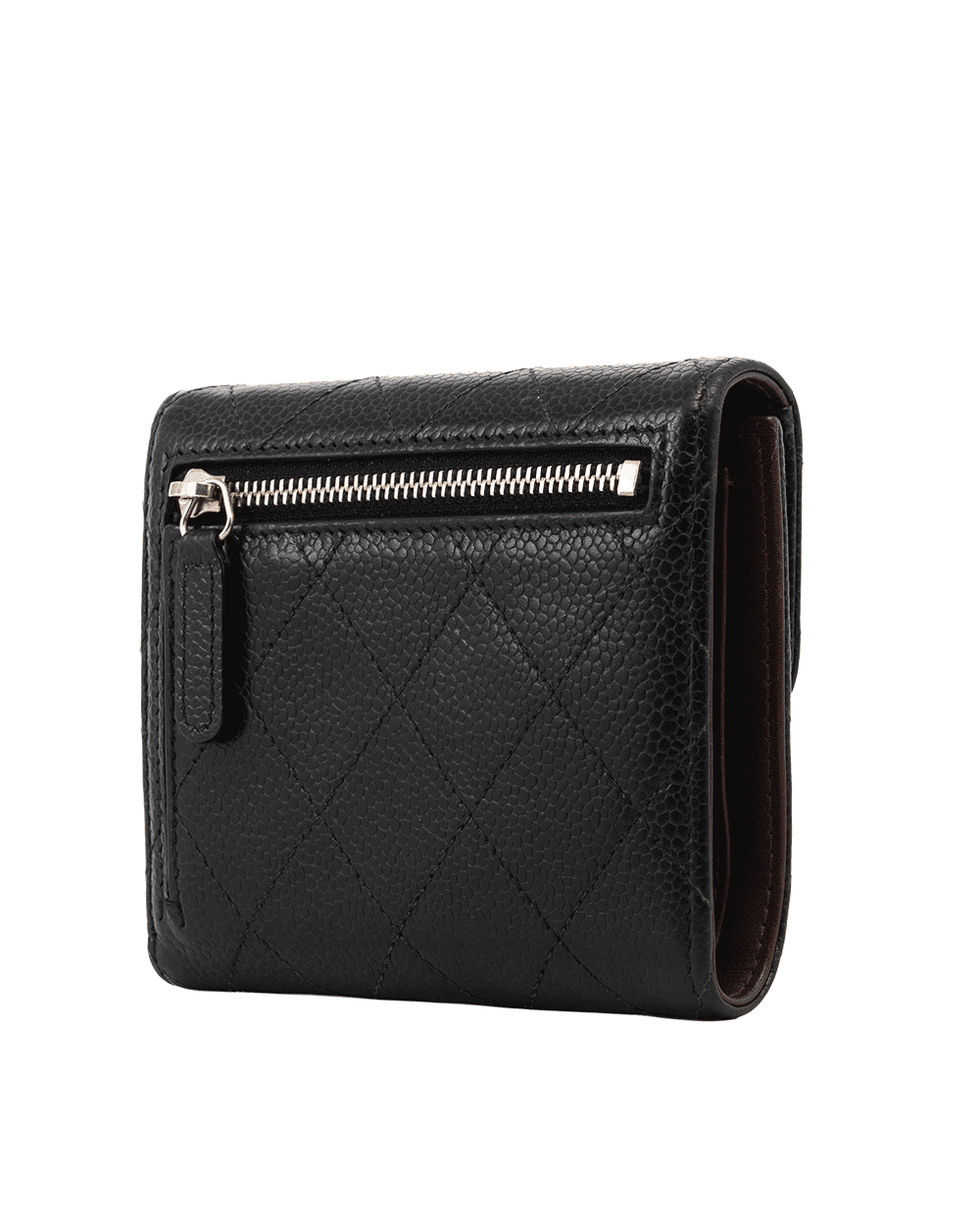 29 CHANEL TRI FOLD WALLET SHORT BLACK CAVIAR SHW 23889709 1589
