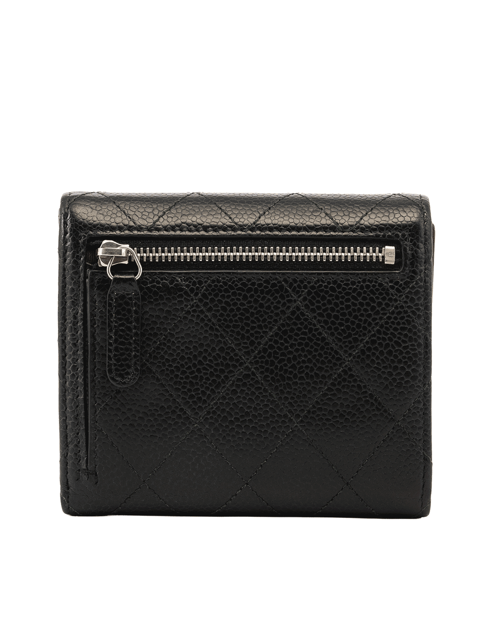 29 CHANEL TRI FOLD WALLET SHORT BLACK CAVIAR SHW 23889709 1590
