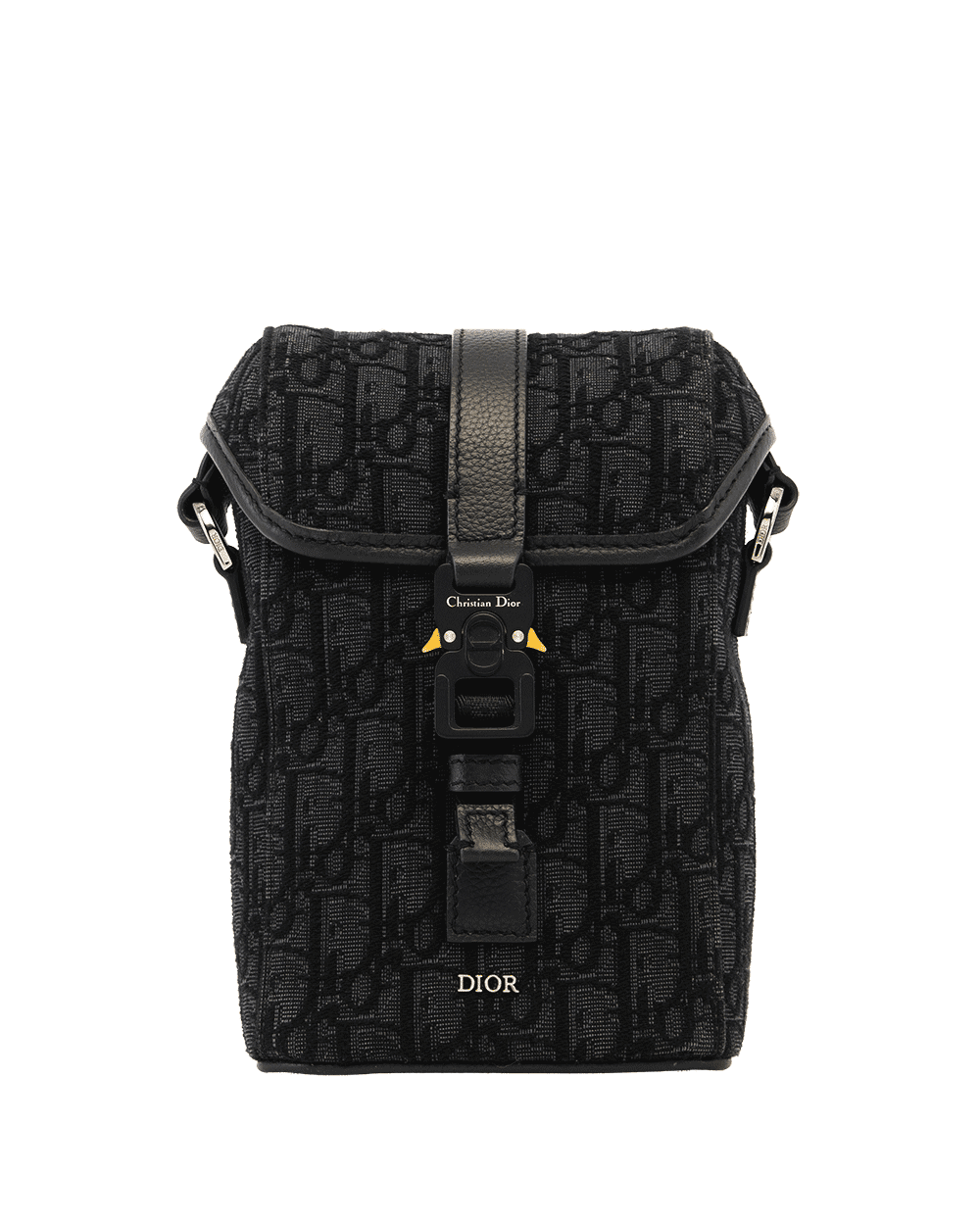 3 DIOR HIT THE ROAD BAG MINI BLACK OBLIQUE JACUARD GHW 27 BO 1214 1483