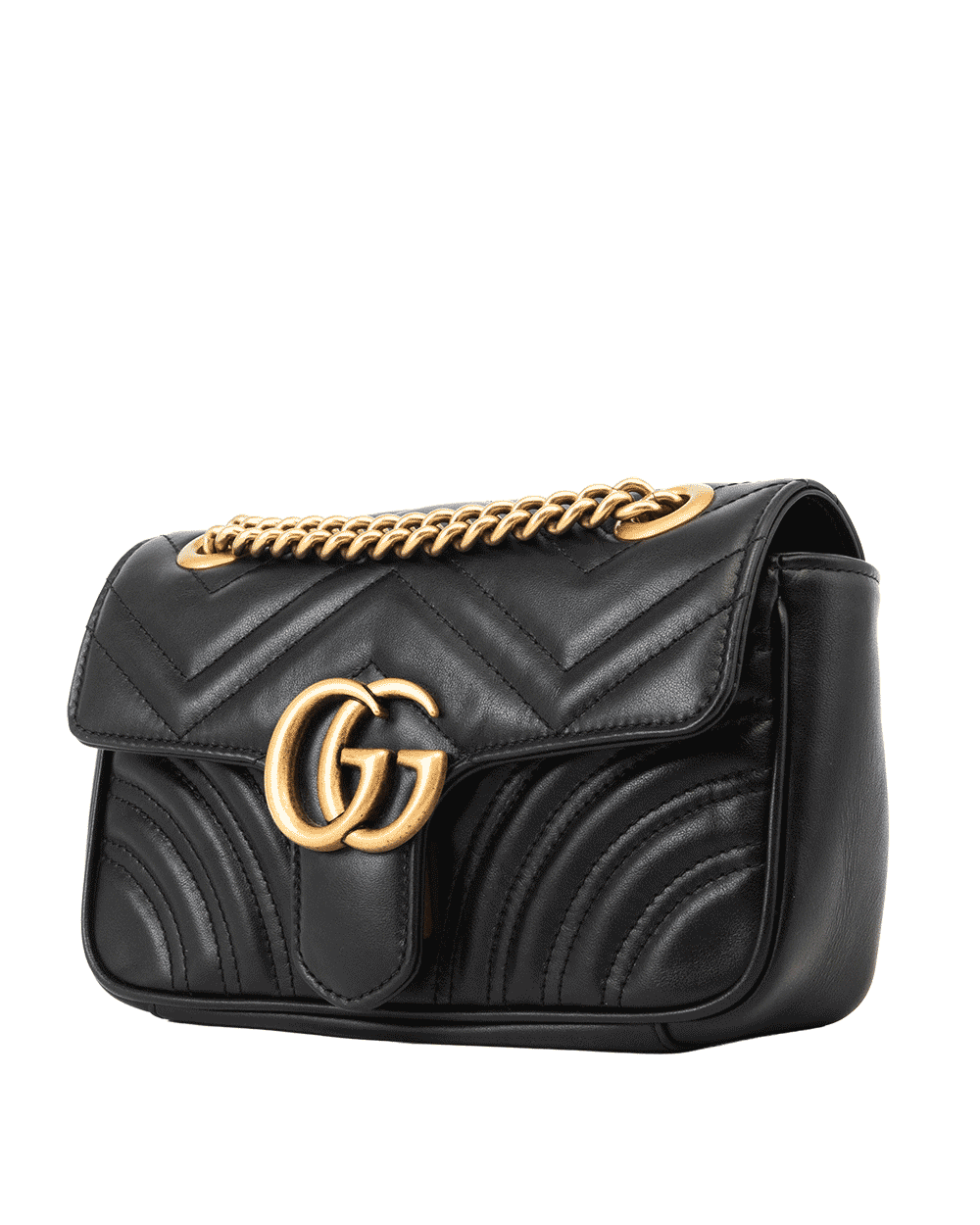 3 GUCCI MARMONT 22 BLACK CALF GHW 4467744 520981 0555