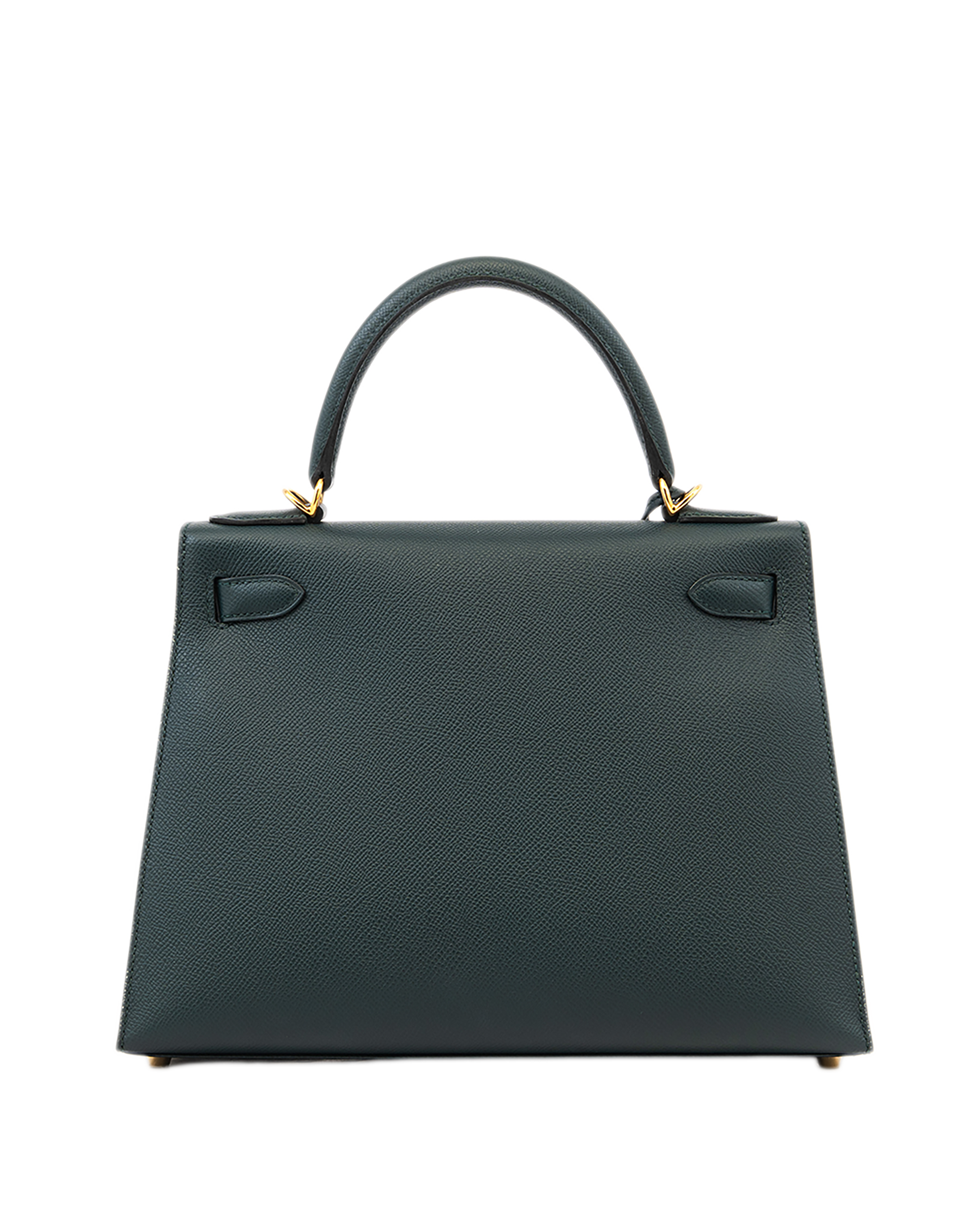 3 HERMES KELLY 28 VERT CYPRES EPSOM GHW UHA823 NN 1149