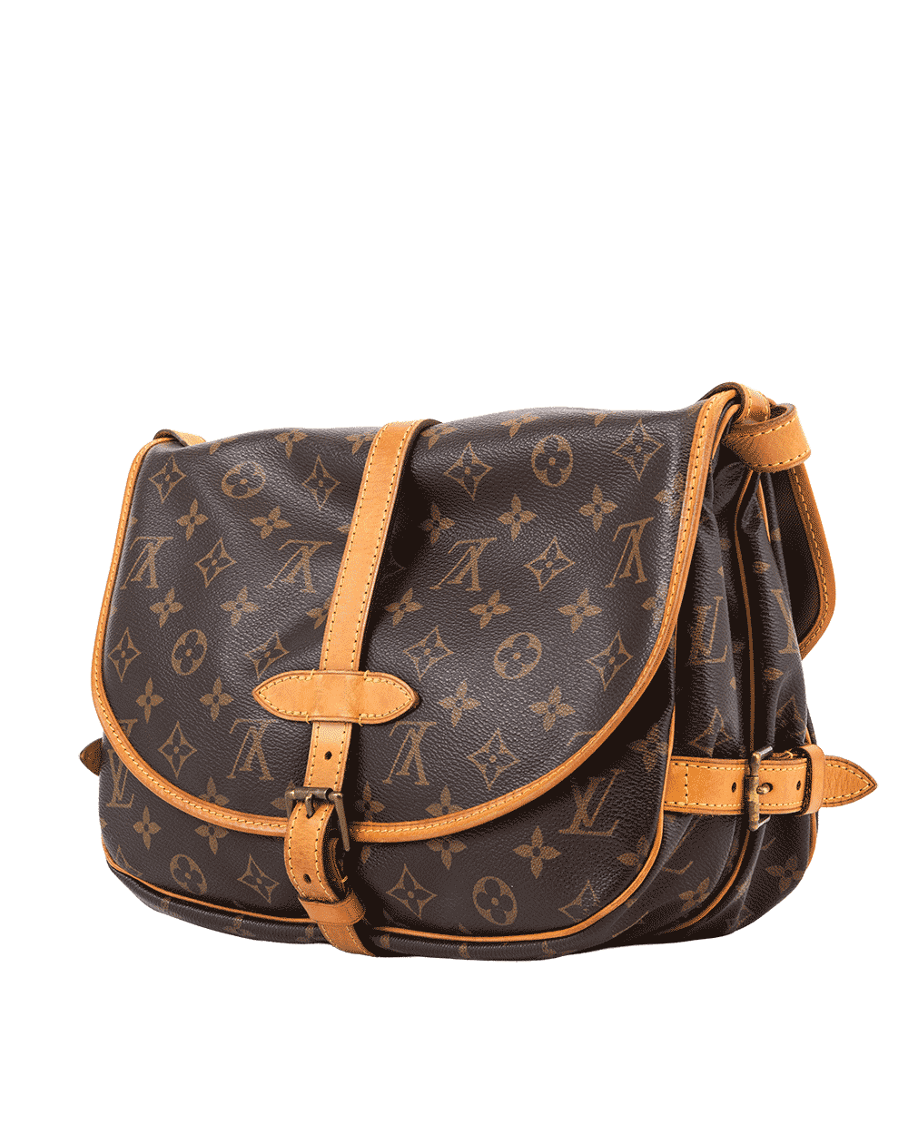 3 LV SAUMUR 30 BROWN MONOGRAM CANVAS GHW MB3172 0046