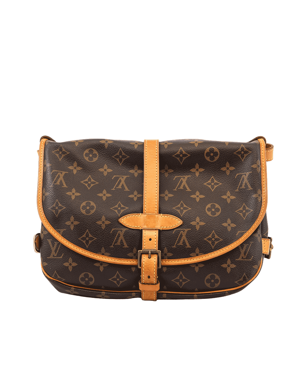 3 LV SAUMUR 30 BROWN MONOGRAM CANVAS GHW MB3172 0047