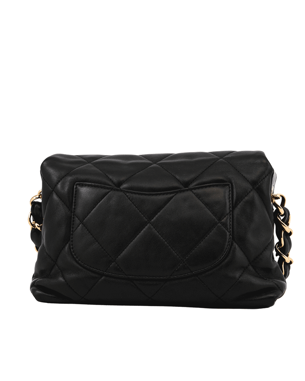 31 CHANEL CC FLAP BAG 9 BLACK LAMB GHW 30995235 0468