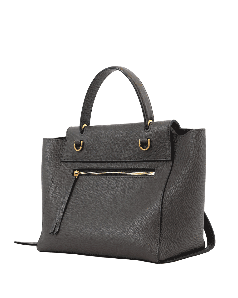 32 CELINE BELT BAG MICRO GRAY CALF GHW F AT 2167 F SL 2177 0343