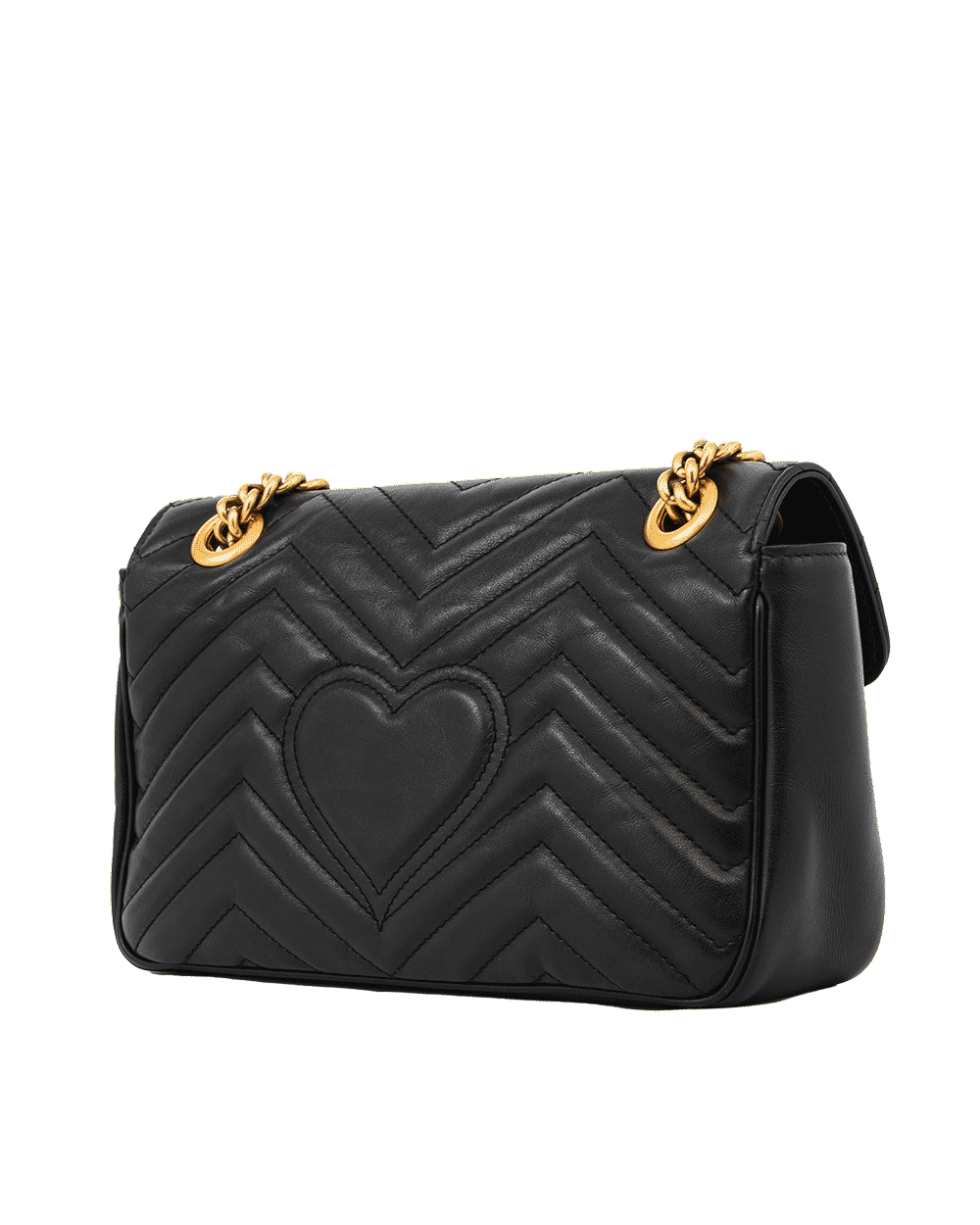 34GUCCI MARMONT 22 BLACK CALF GHW 443497 486628 0342