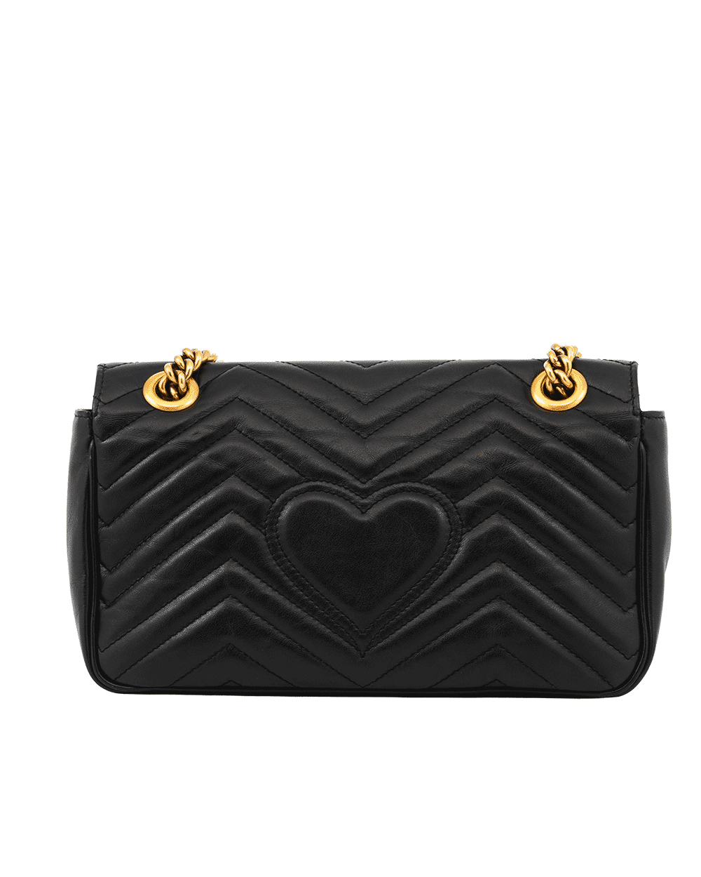 34GUCCI MARMONT 22 BLACK CALF GHW 443497 486628 0343