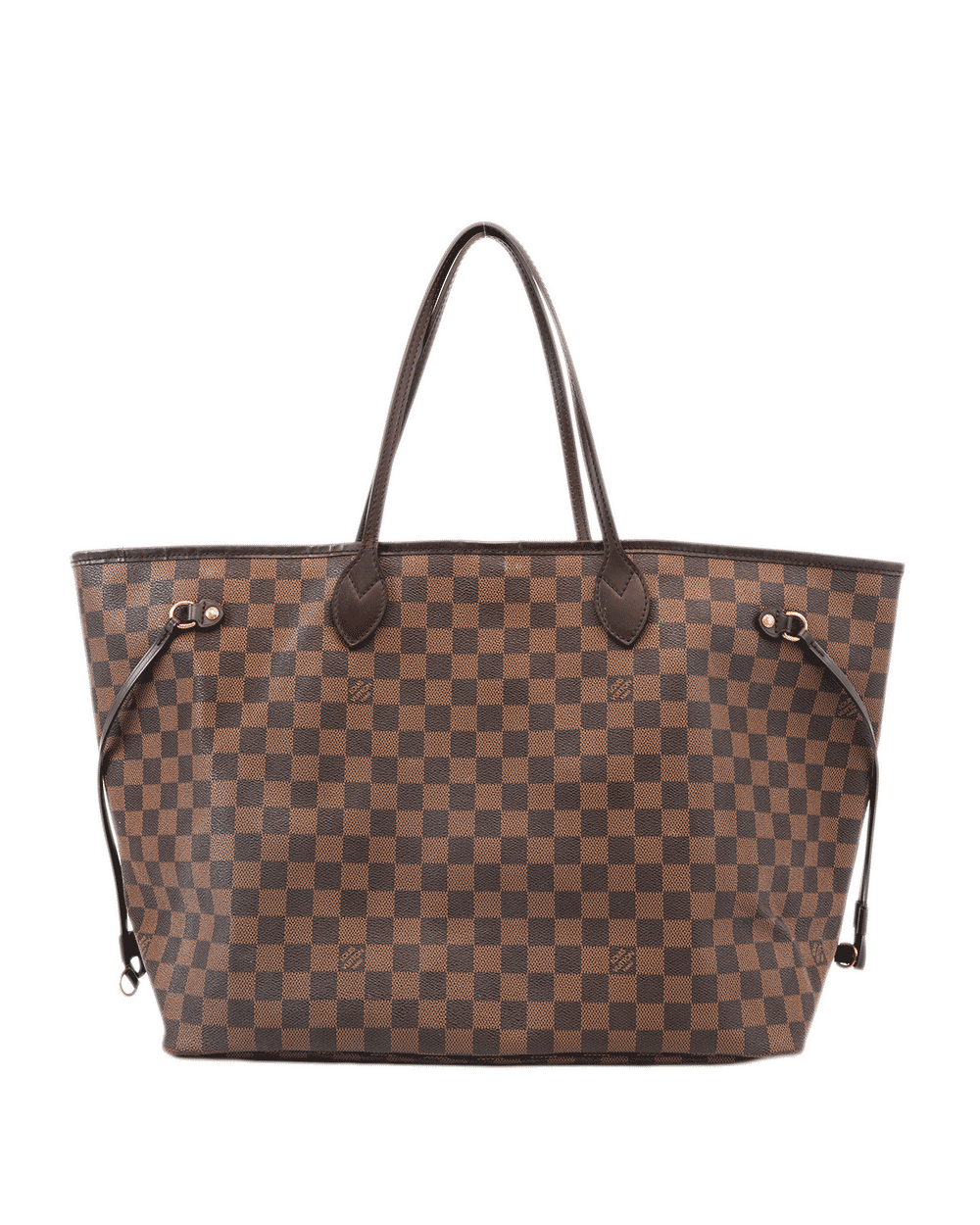36 LV NEVERFULL GM BROWN DAMIER CANVAS GHW FL0132 0668