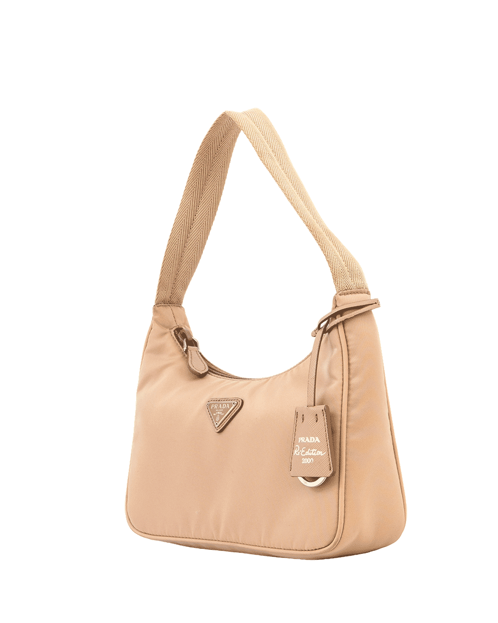 36 PRADA RE EDITION 2000 BEIGE NYLON SHW 0197