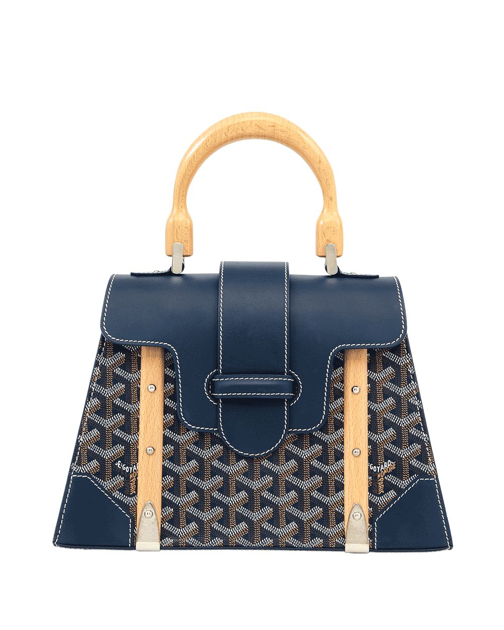37 GOYARD SAIGON PM BLUE CANVAS SHW LAR120222 0765