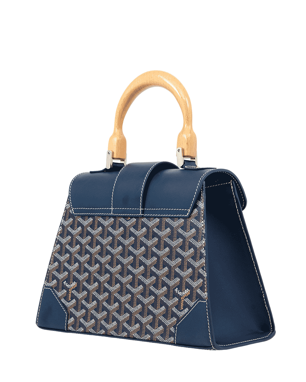 37 GOYARD SAIGON PM BLUE CANVAS SHW LAR120222 0771