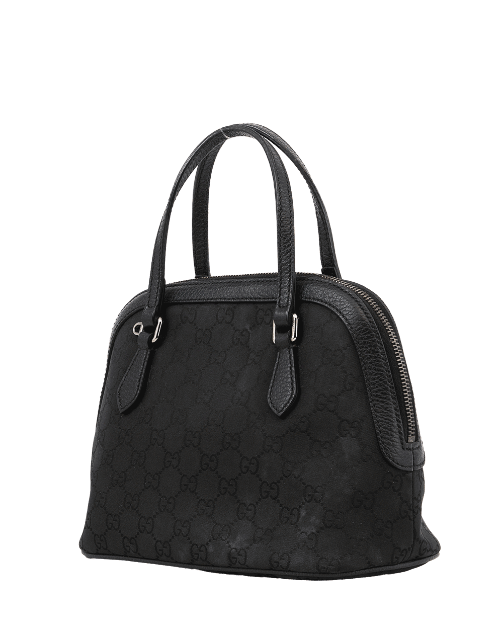 39 GUCCI DOME CROSSBODY BLACK GG CANVAS SHW 341504 493075 0156