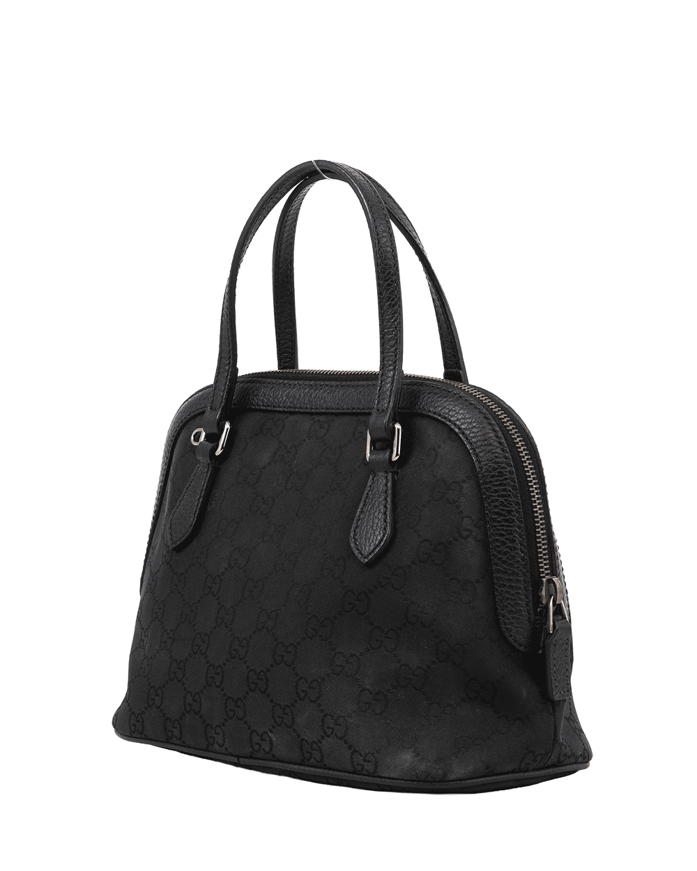 39 GUCCI DOME CROSSBODY BLACK GG CANVAS SHW 341504 493075 0157