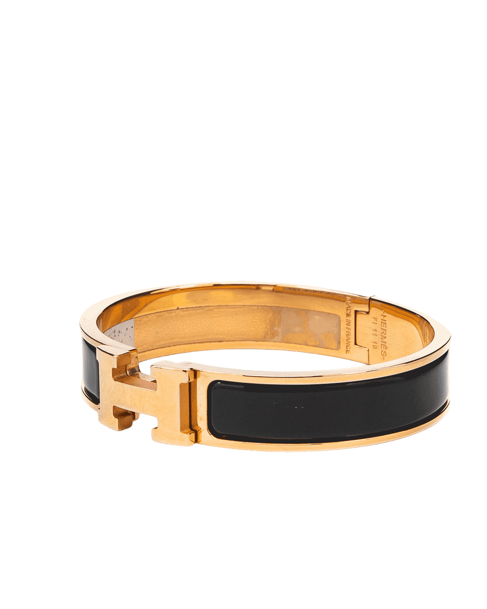 39 HERMES CLIC CLAC PM BLACK NOIR GHW FI 11 19 1151