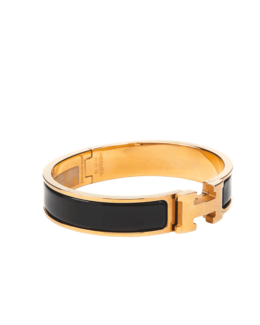 39 HERMES CLIC CLAC PM BLACK NOIR GHW FI 11 19 1152