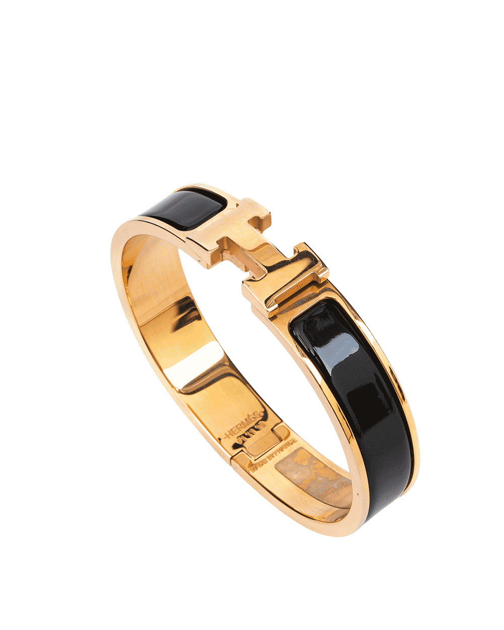 39 HERMES CLIC CLAC PM BLACK NOIR GHW FI 11 19 1154