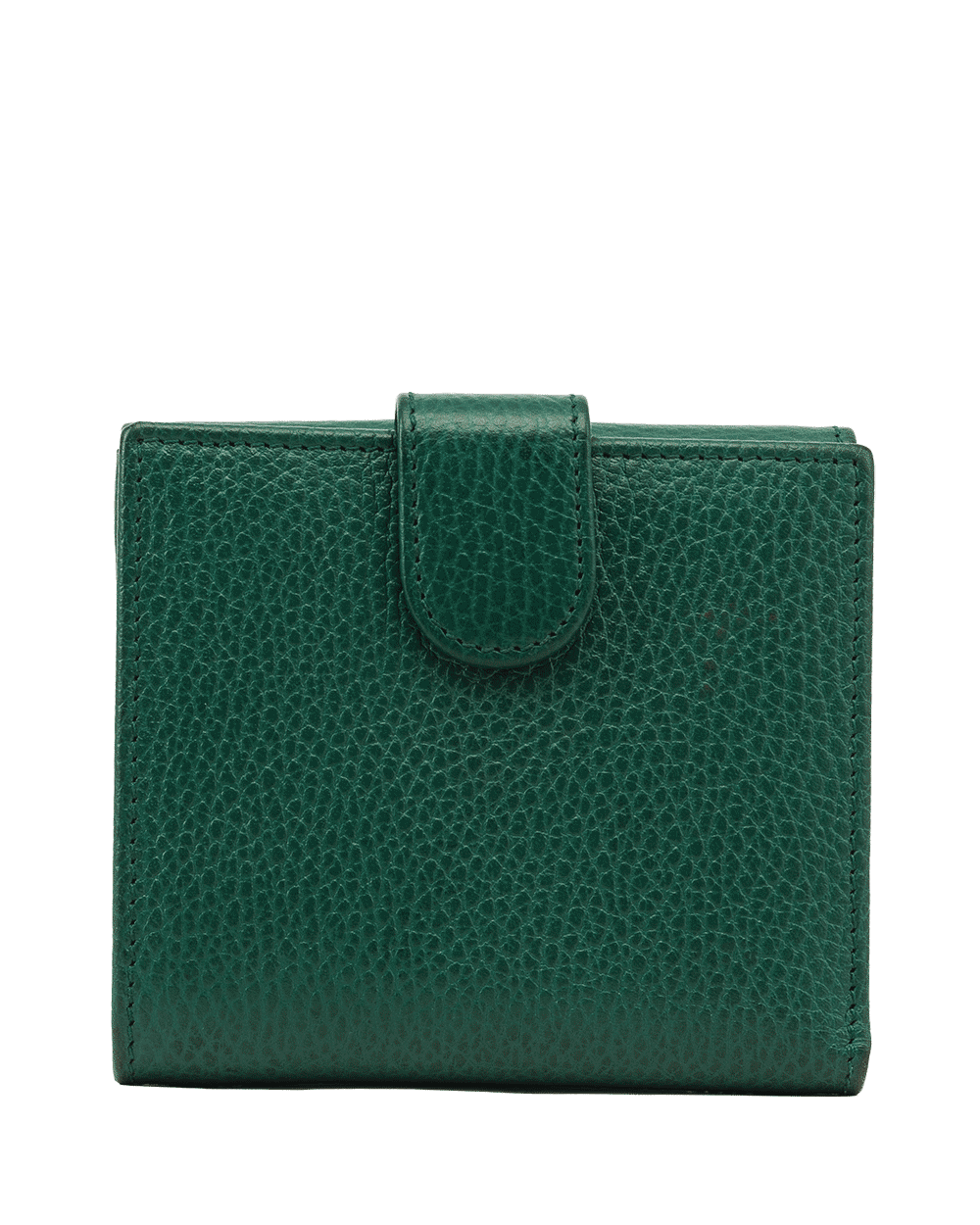 4 GUCCI INTERLOCKING WALLET SHORT GREEN CALF SHW 615525 2184 1007