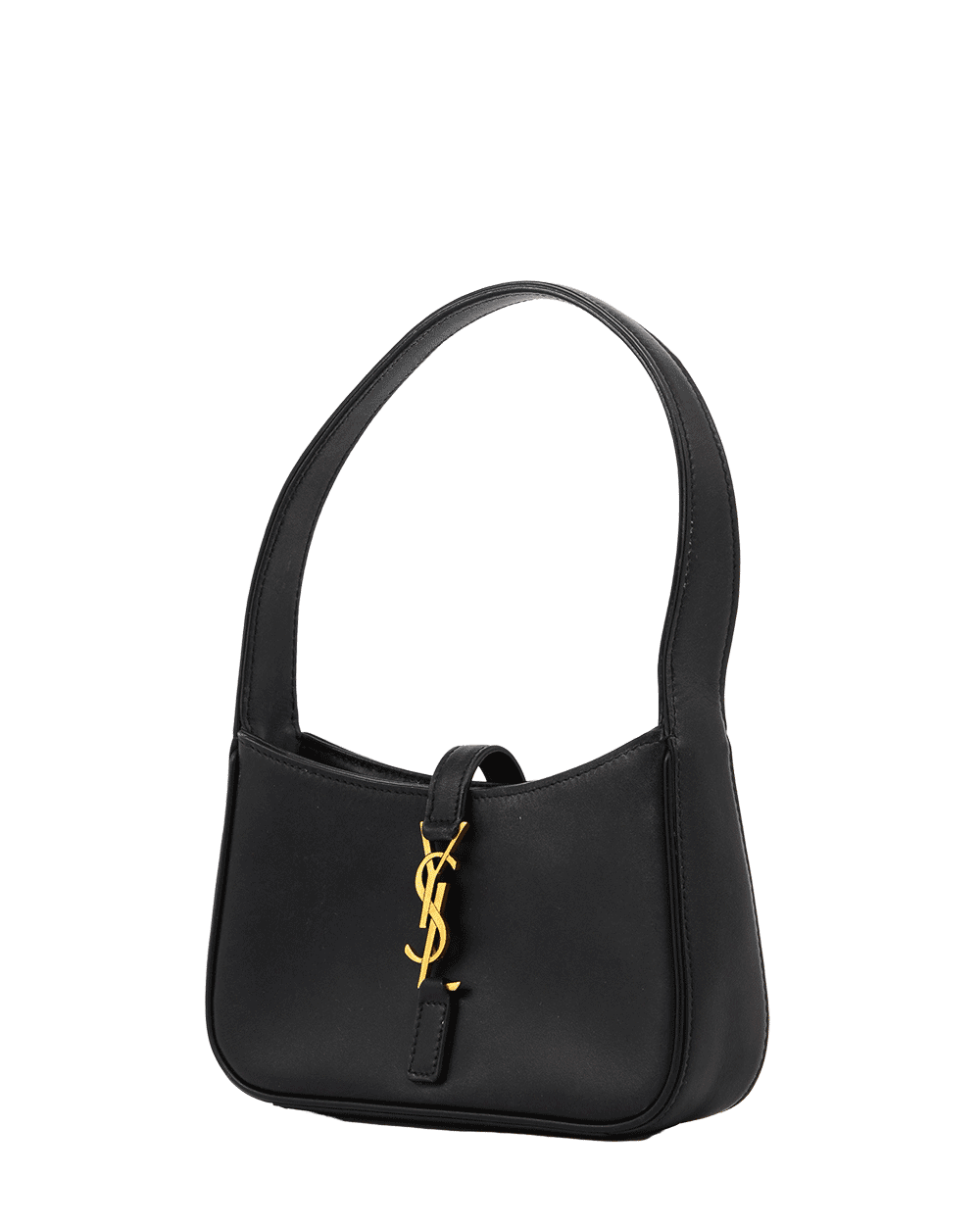 4 YSL LE 5 A7 HOBO MINI BLACK CALF GHW YSL 710318 0922 0951