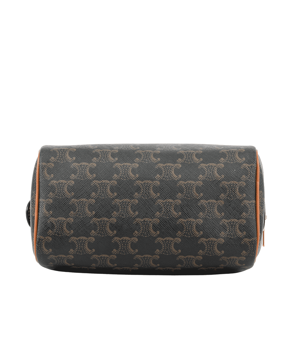 40 CELINE BOSTON SMALL BROWN TAN CANVAS GHW W DG 2292 0675