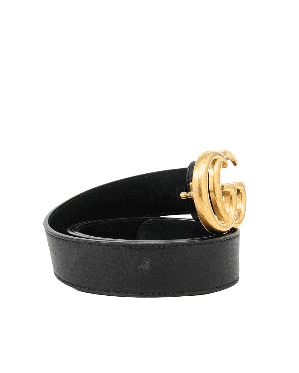 40 GUCCI BELT 3 CM 85 BLACK CALF GHW 1091