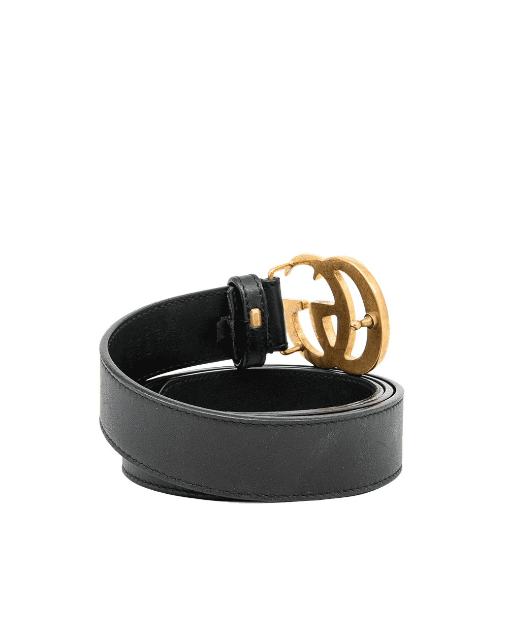 40 GUCCI BELT 3 CM 85 BLACK CALF GHW 1092