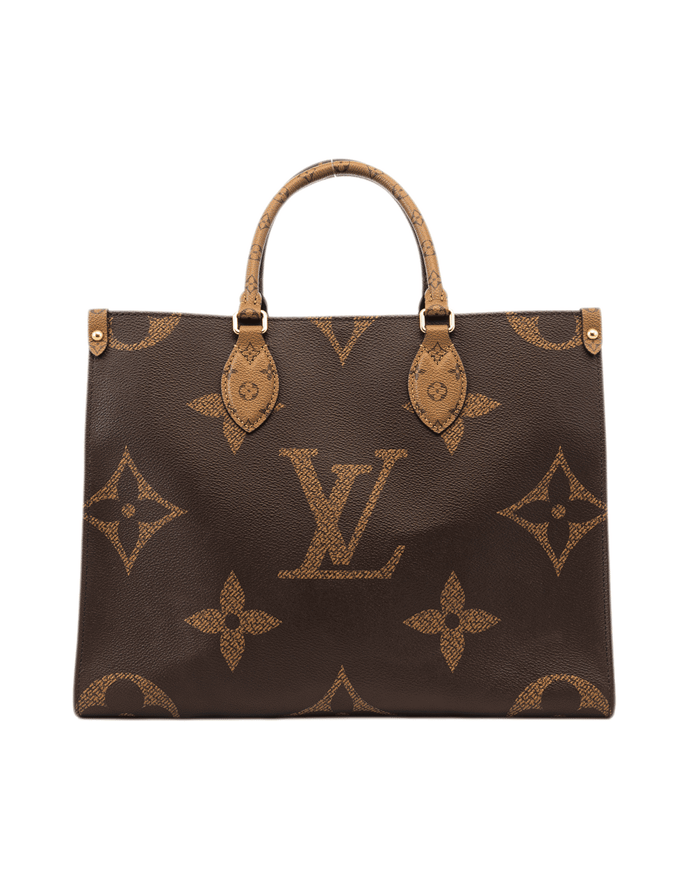40 LV ON THE GO MM REVERSE MONOGRAM CANVAS GHW MICROCHIP 0685