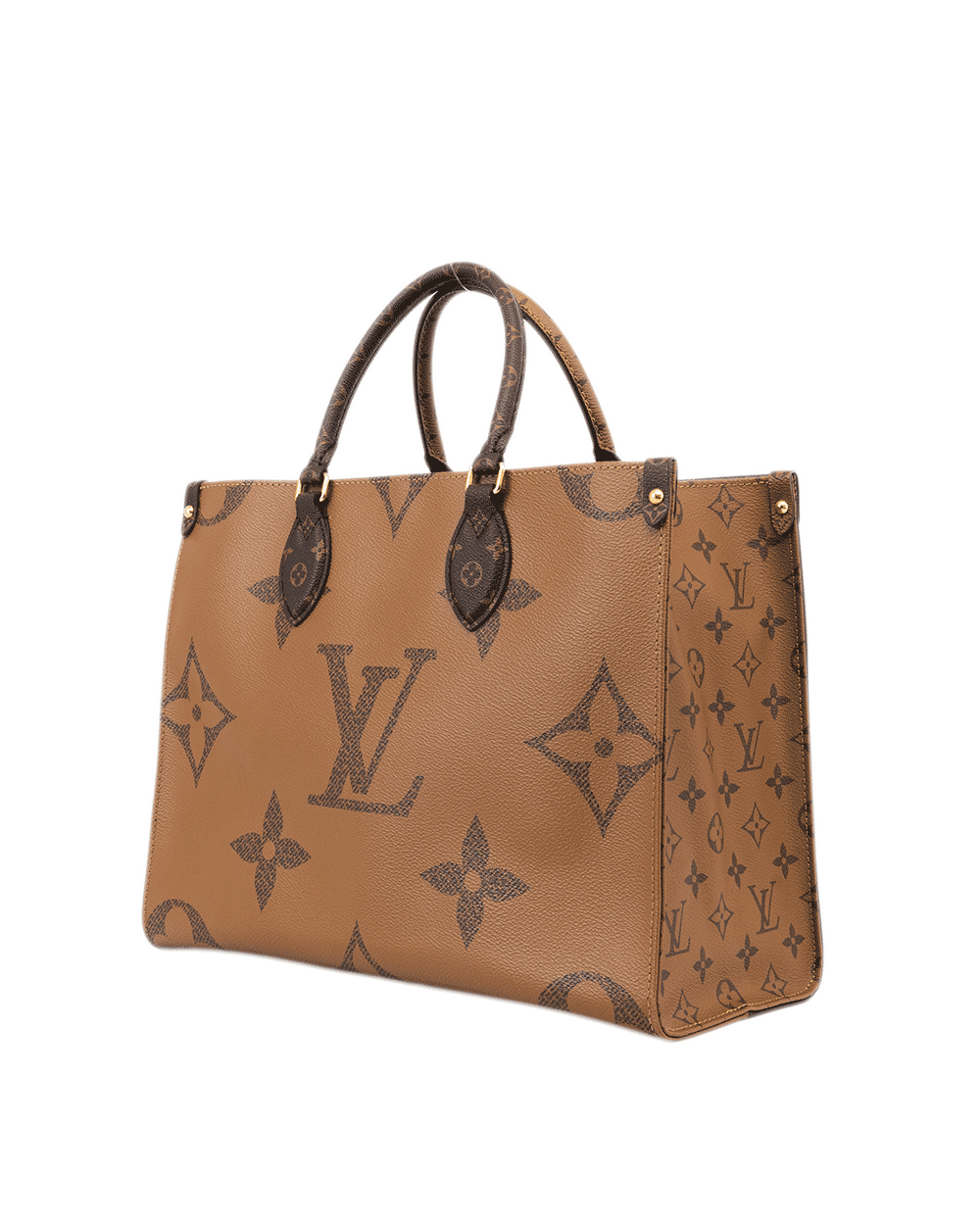 40 LV ON THE GO MM REVERSE MONOGRAM CANVAS GHW MICROCHIP 0687