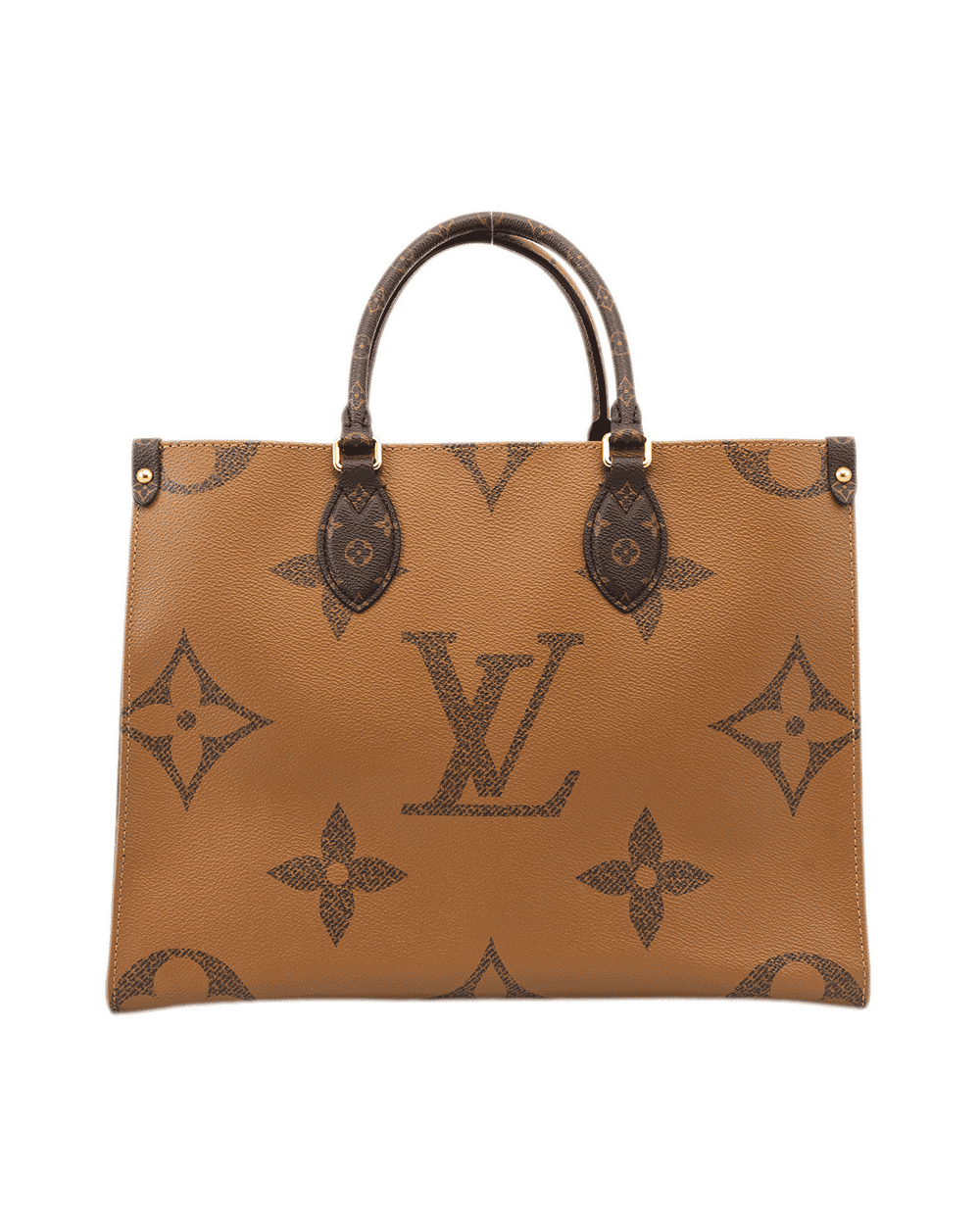 40 LV ON THE GO MM REVERSE MONOGRAM CANVAS GHW MICROCHIP 0690