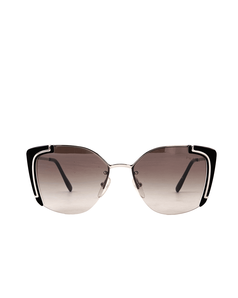 41 PRADA CAT EYE SUNGLASSES BROWN SHW DP5648166 0241