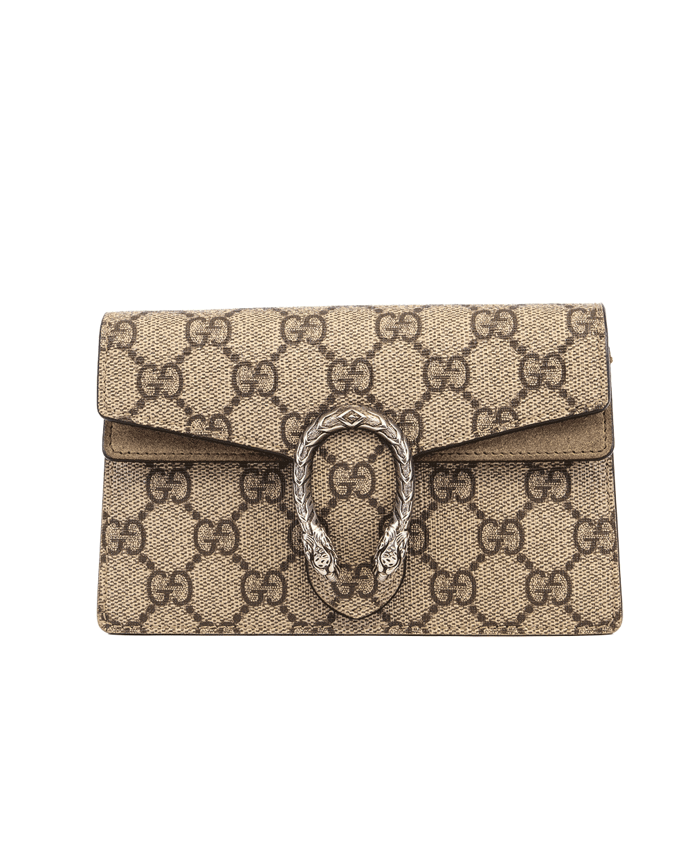 42 GUCCI DIONYSUS SUPER MINI BROWN GG MONOGRAM CANVAS SHW 476432 496334 0130