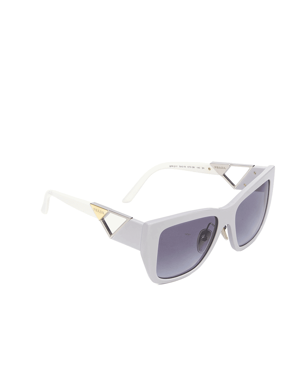 42 PRADA WISTERIA VIOLET GRADIENT SUNGLASSES WHITE BROWN SHW BP44663178 1113