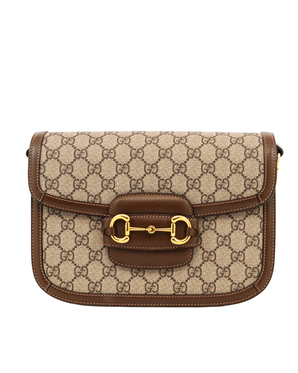 44 GUCCI HORSEBIT 1955 MEDIUM BROWN GG MONOGRAM CANVAS GHW 602204 562600 0304