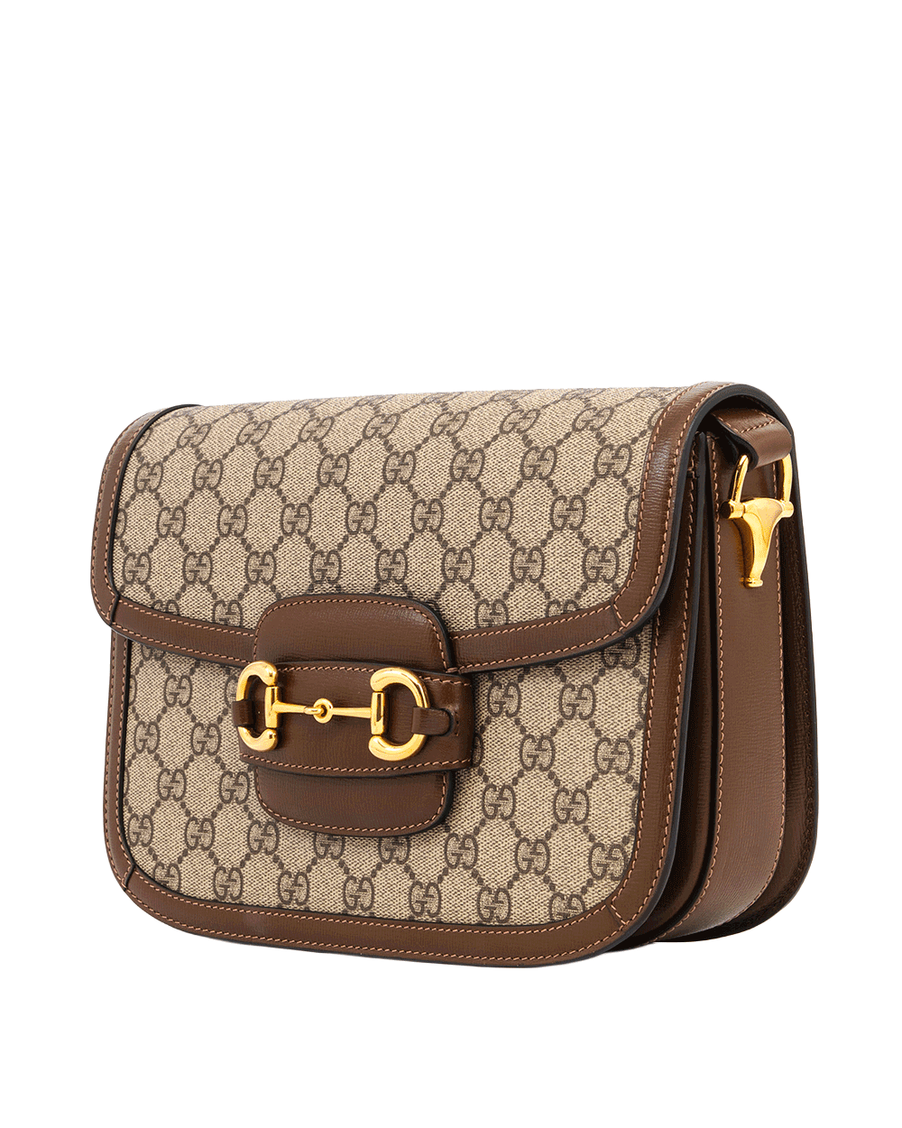 44 GUCCI HORSEBIT 1955 MEDIUM BROWN GG MONOGRAM CANVAS GHW 602204 562600 0305