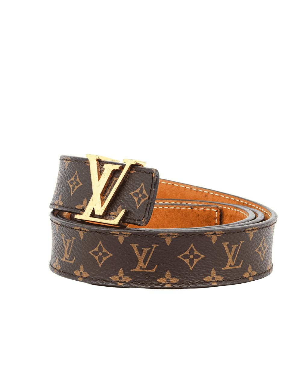 44 LV BELT 2 CM 85 CM BROWN MONOGRAM CANVAS GHW 1098