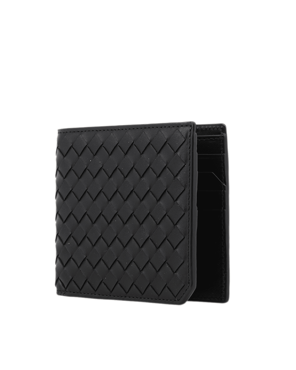 45 BOTTEGA 8 CARD SHORT BLACK CALF R00402780Q 0226