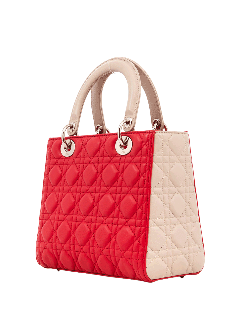 47 DIOR LADY MEDIUM RED BROWN LAMB SHW 16 BO 0173 0448