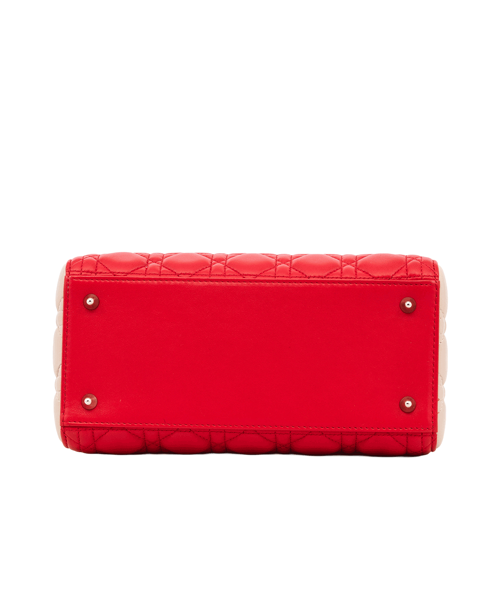 47 DIOR LADY MEDIUM RED BROWN LAMB SHW 16 BO 0173 0457
