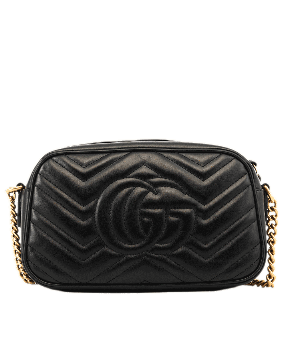 47 GUCCI GG MARMONT CAMERA 24 BLACK CALF GHW 447632 520981 0596