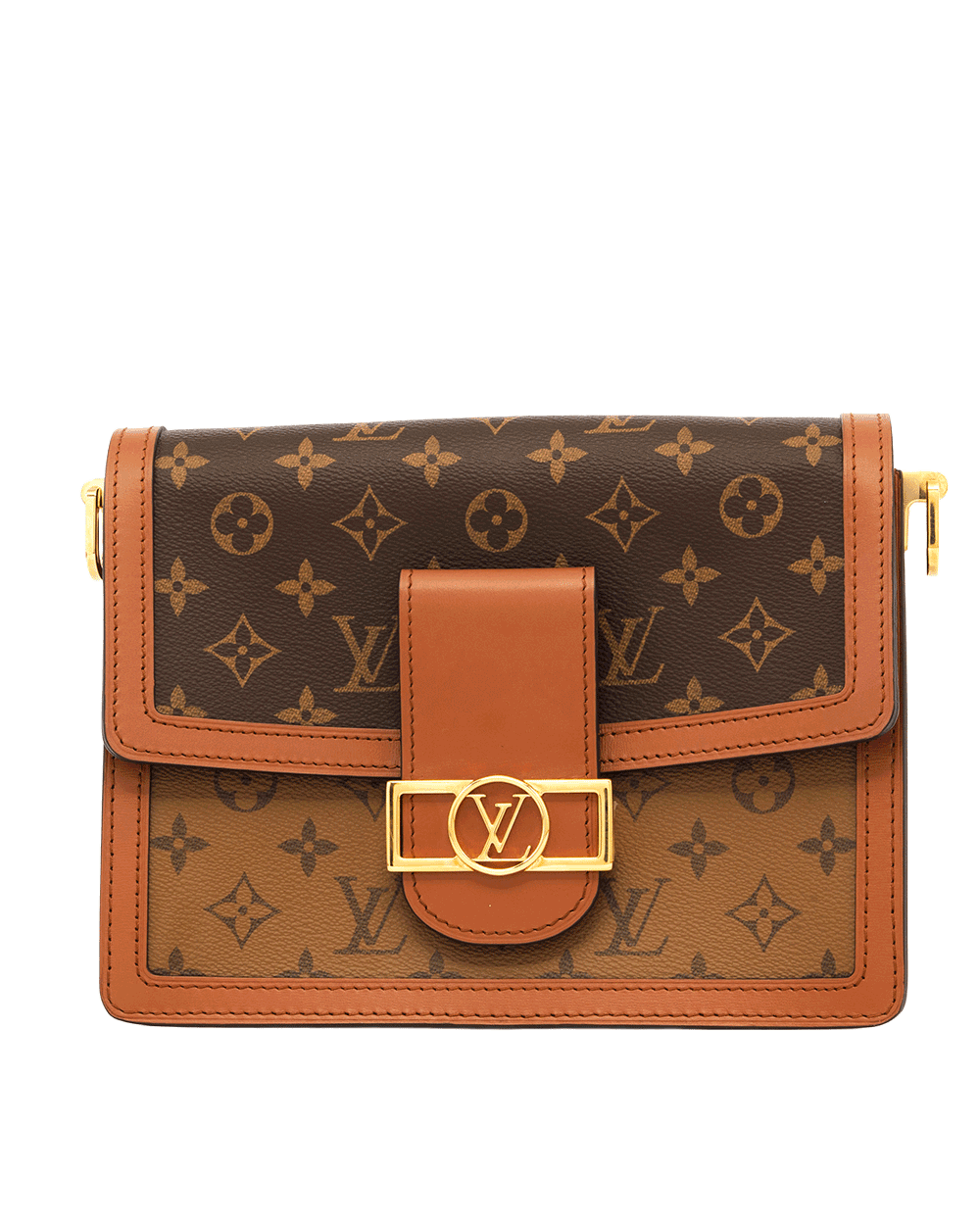 49 LV DAUPHINE MM REVERSE MONOGRAM CANVAS GHW MICROCHIP 1076