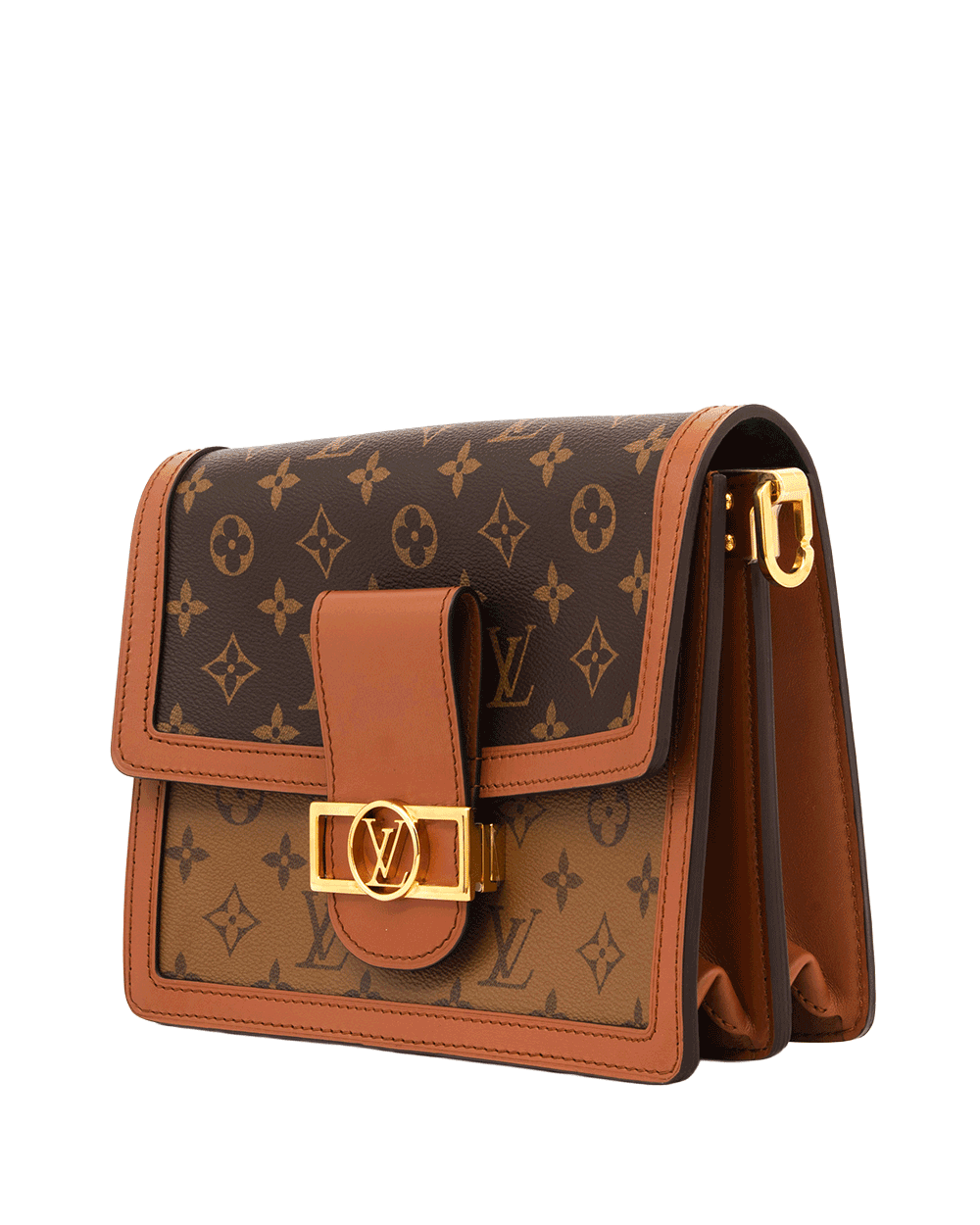 49 LV DAUPHINE MM REVERSE MONOGRAM CANVAS GHW MICROCHIP 1078