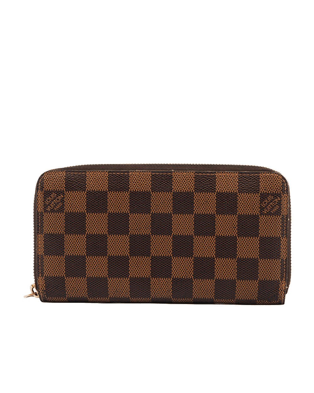 49 LV ZIPPY WALLET LONG BROWN DAMIER CANVAS GHW CA3172 0219