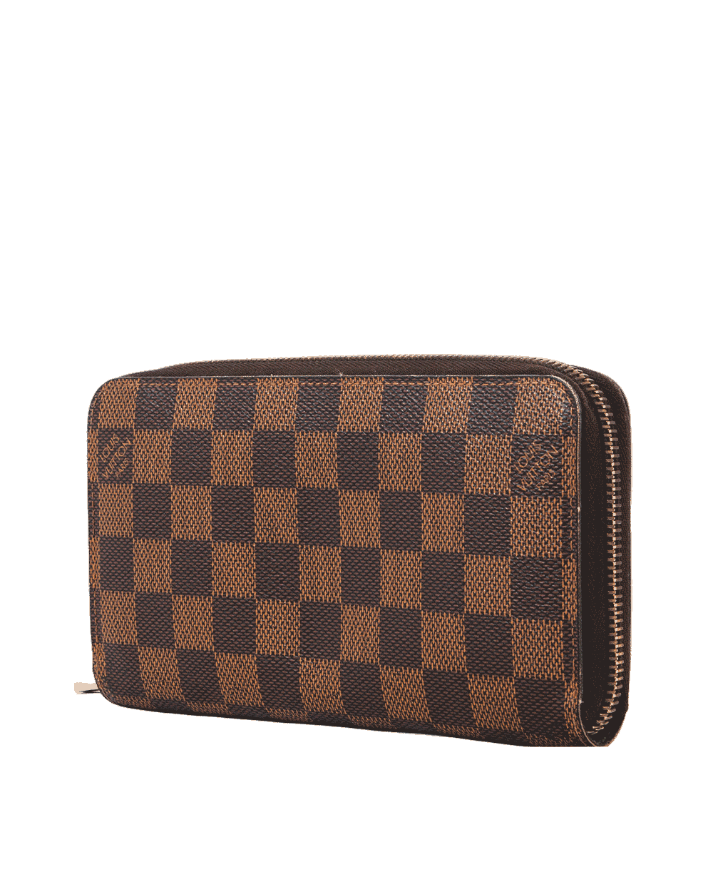 49 LV ZIPPY WALLET LONG BROWN DAMIER CANVAS GHW CA3172 0220
