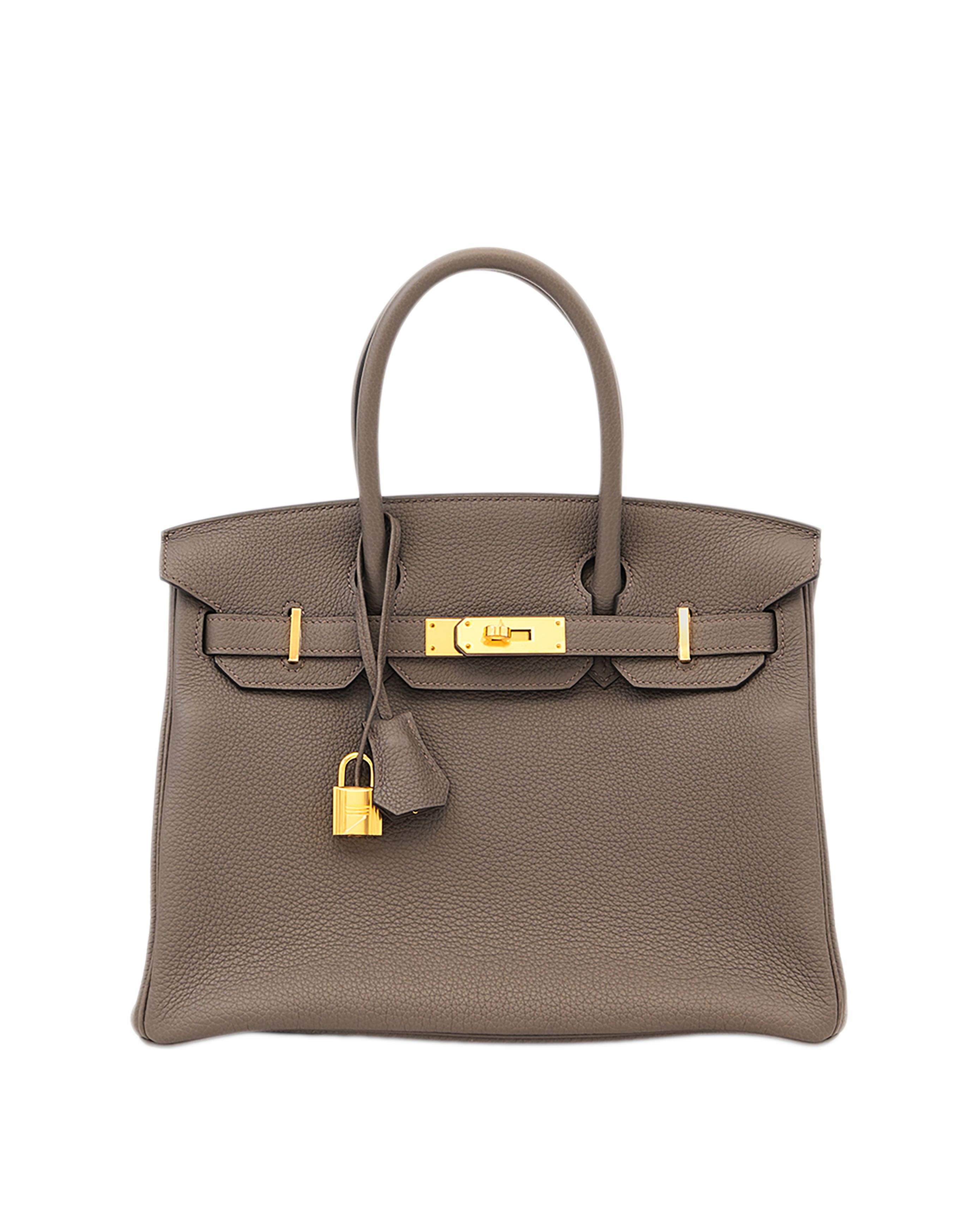 4HERMES BIRKIN 30 ETAIN TOGO GHW YHA563 GD 1123