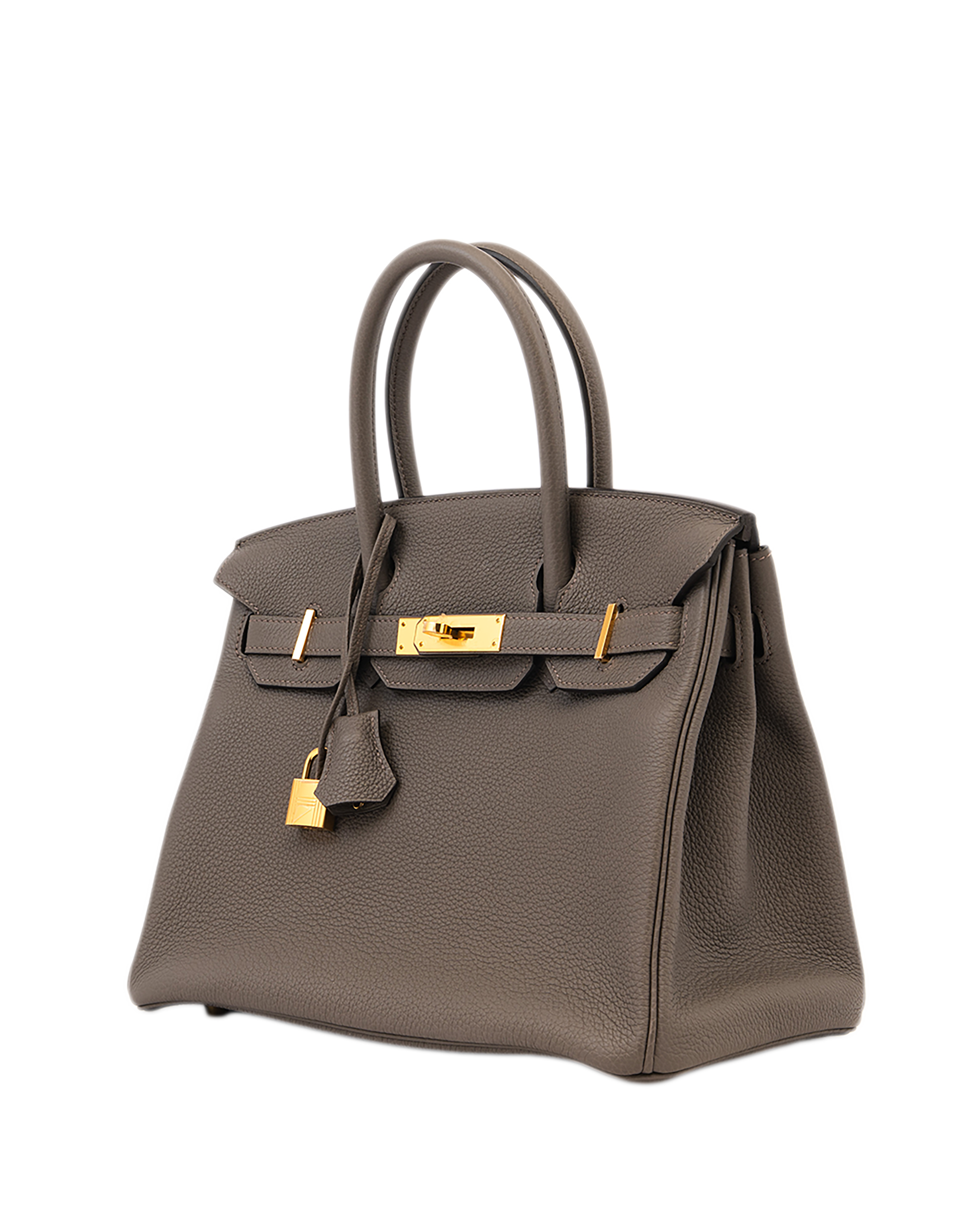 4HERMES BIRKIN 30 ETAIN TOGO GHW YHA563 GD 1126
