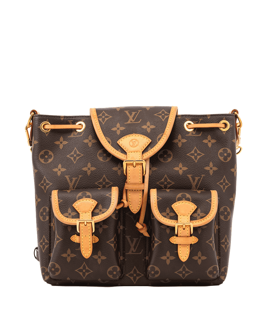 51 LV EXCURSION BACKPACK PM BROWN MONOGRAM CANVAS GHW MICROCHIP 0031