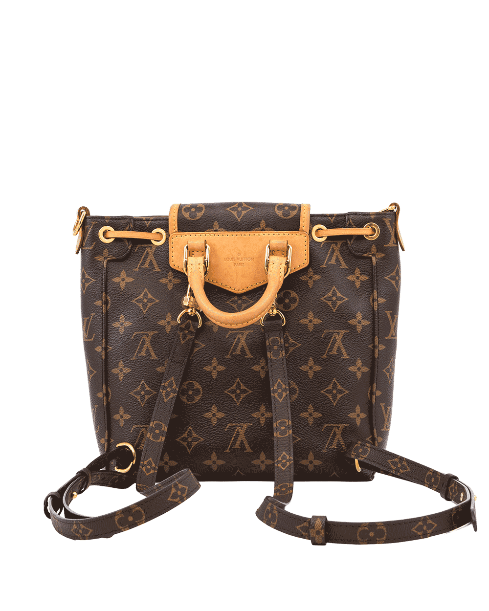 51 LV EXCURSION BACKPACK PM BROWN MONOGRAM CANVAS GHW MICROCHIP 0035