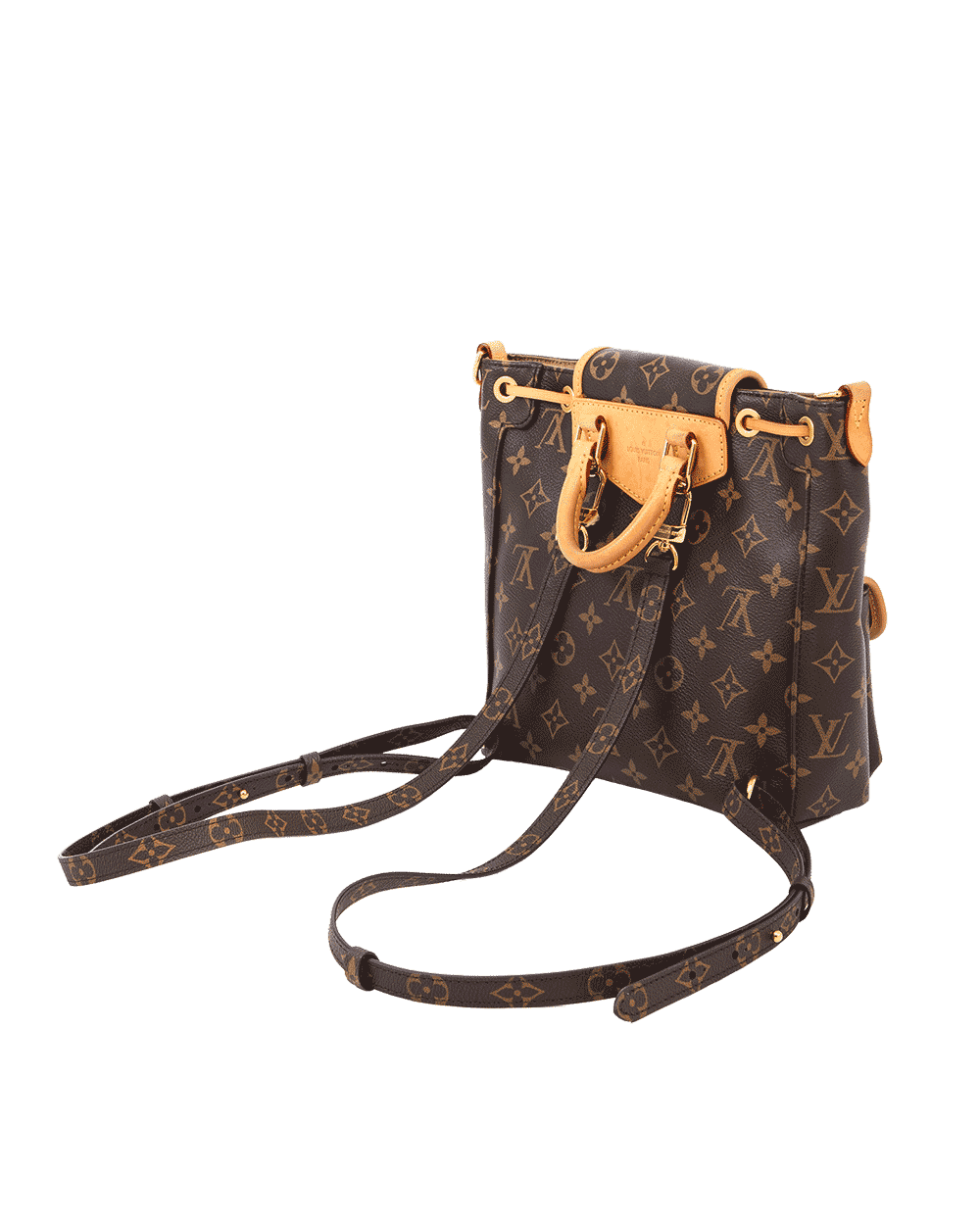 51 LV EXCURSION BACKPACK PM BROWN MONOGRAM CANVAS GHW MICROCHIP 0037